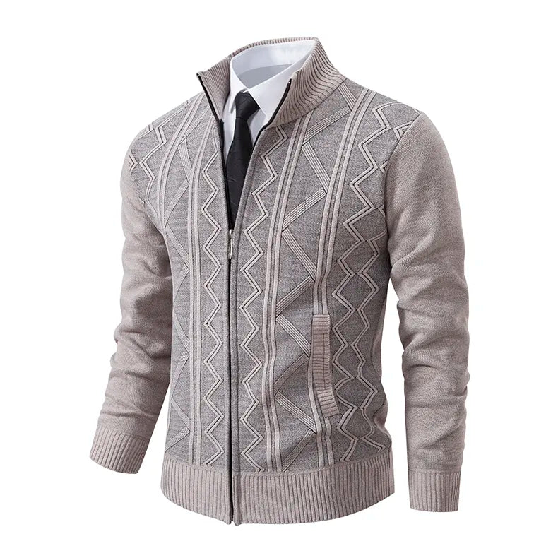 Classic Mens Zip Up Sweatshirt