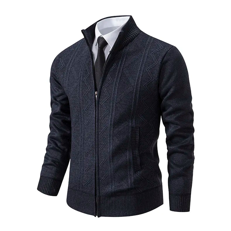 Classic Mens Zip Up Sweatshirt