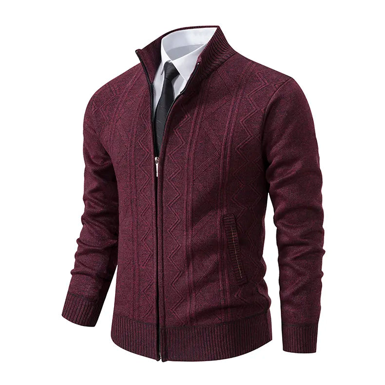 Classic Mens Zip Up Sweatshirt
