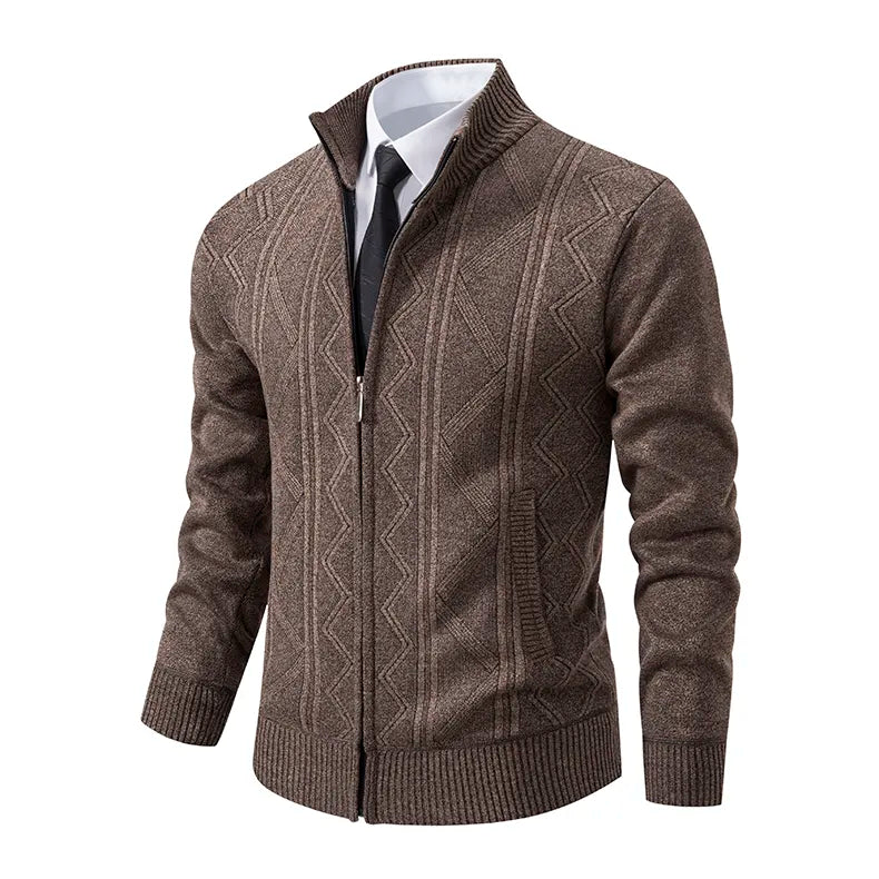 Classic Mens Zip Up Sweatshirt
