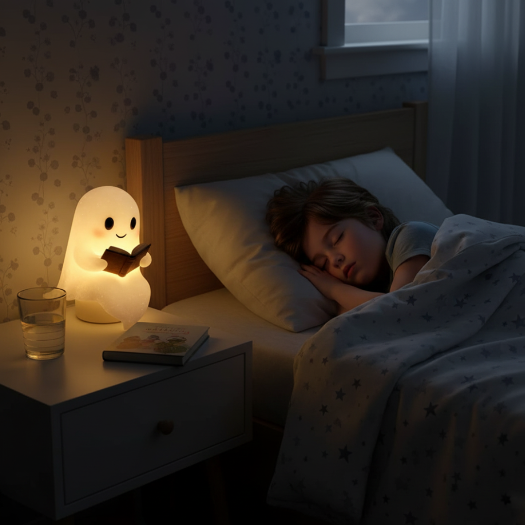 Soft LED Nightstand Lamp Warm Bedroom Light - VogeLuxe