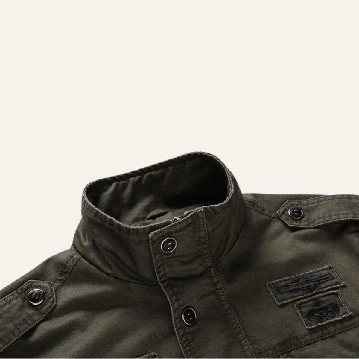 The Aberdeen Men's Trendy Cargo Cotton Jacket with Pockets 4