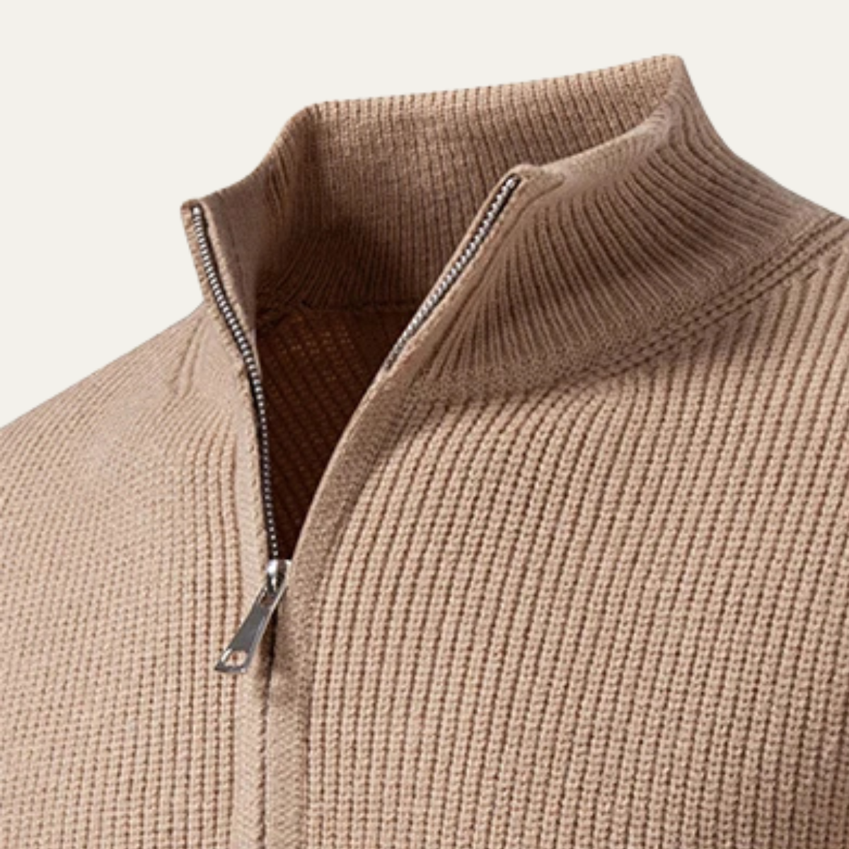 The Alberobello Men’s Winter Stand Collar Knitted Cardigan 2