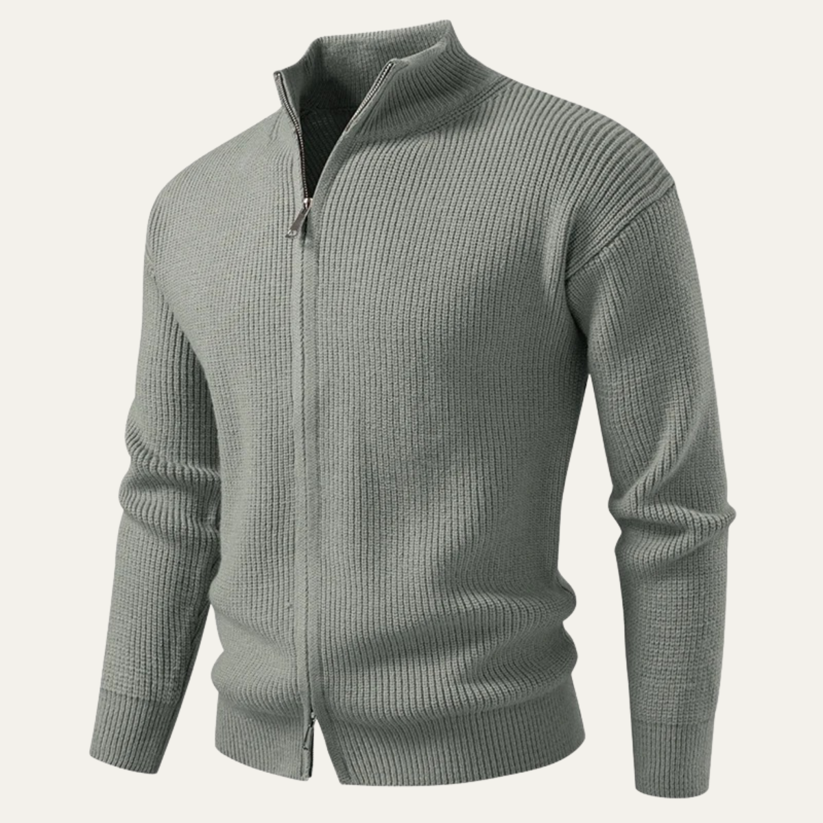 The Alberobello Men’s Winter Stand Collar Knitted Cardigan 6