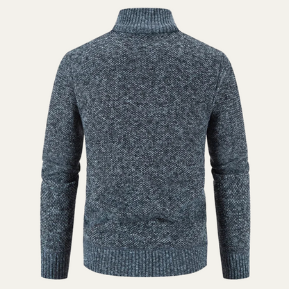 The Alford Men's Knitted Winter Zip  Cardigan 1