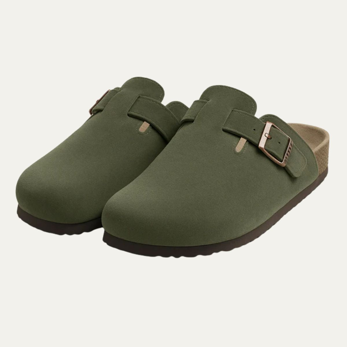 The Amalfi Green Suede Moccasin Slipper for Men — Relaxed Old Money Style 1