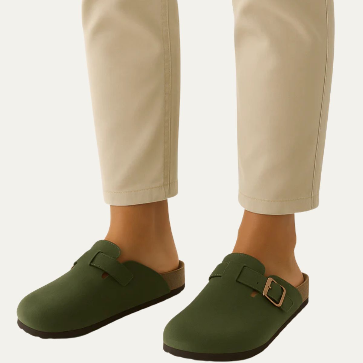 The Amalfi Green Suede Moccasin Slipper for Men — Relaxed Old Money Style 3