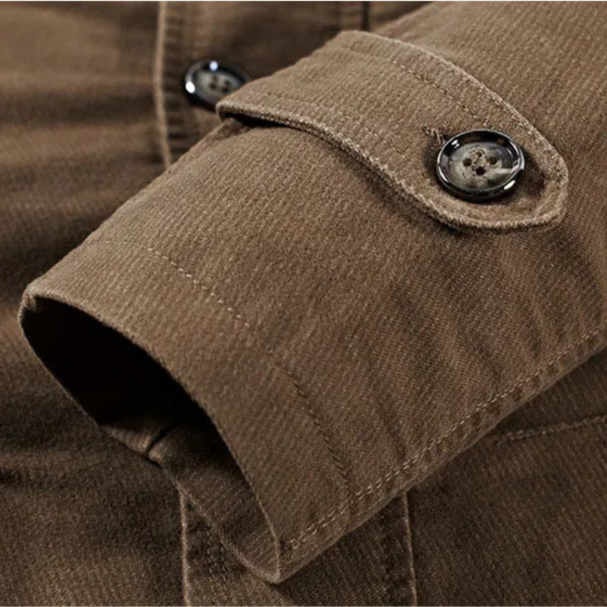 The Appiano Men’s Winter Wool Jacket with Plaid Lining and Double Breasted Design 5