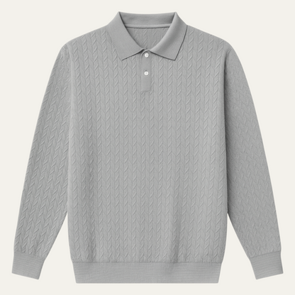 The Argyll Men's Casual Knit Business Polo Jumper 1