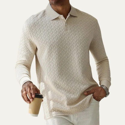 The Argyll Men's Casual Knit Business Polo Jumper 3
