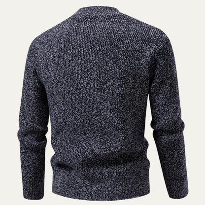 The Asciano Men’s Winter Warm Henley Knit Jumper 2