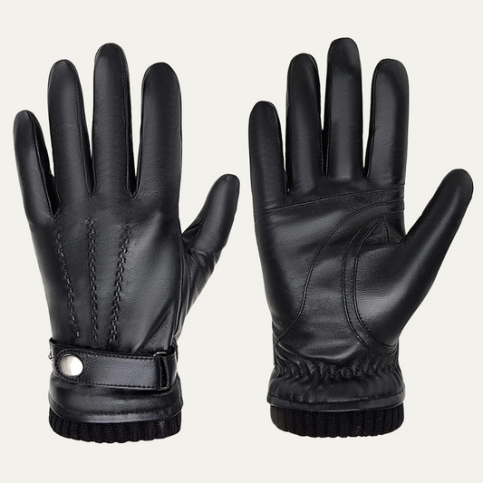The Ashcroft Men’s Winter Fleece Lined  Leather Gloves 0