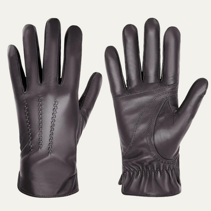 The Ashcroft Men’s Winter Fleece Lined  Leather Gloves 2