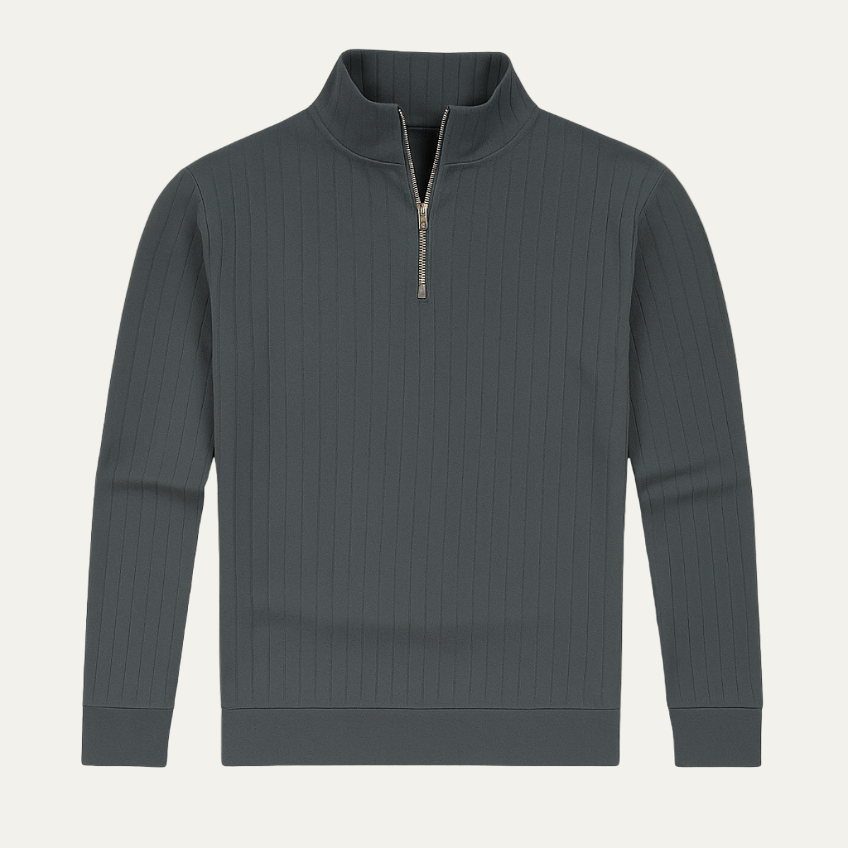 The Ashford Ribbed Half Zip Jumper for Men 2