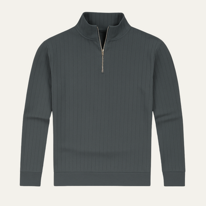 The Ashford Ribbed Half Zip Jumper for Men 2
