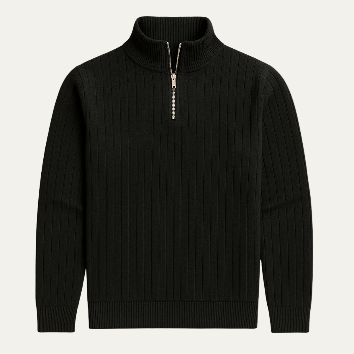The Ashford Ribbed Half Zip Jumper for Men 4
