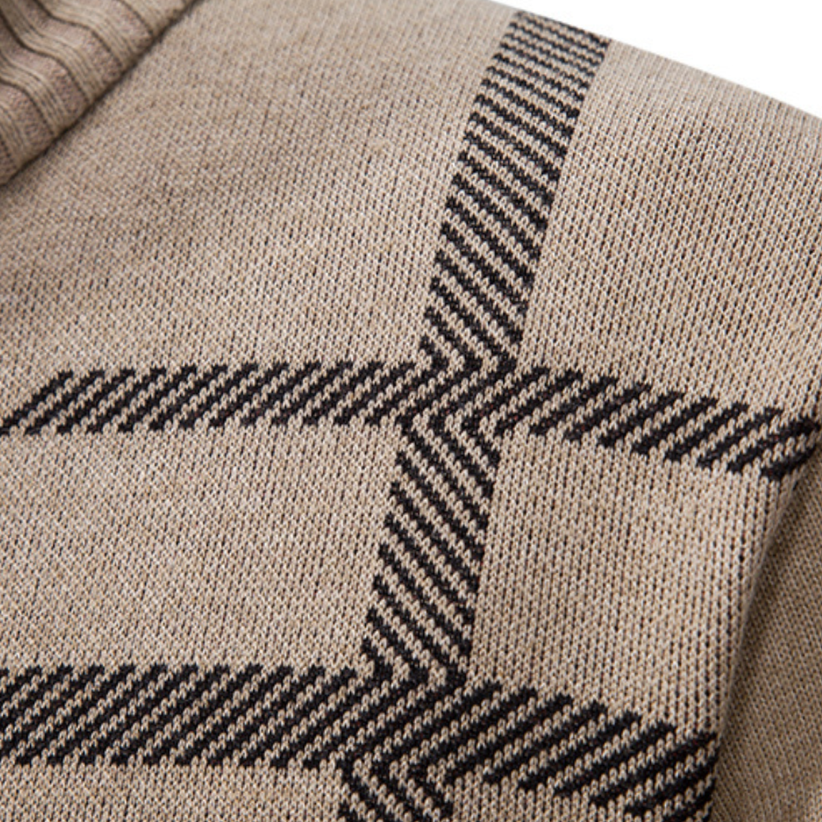 The Ashglen Men's Full Zip Knit Cardigan 2