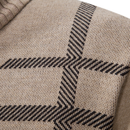 The Ashglen Men's Full Zip Knit Cardigan 2