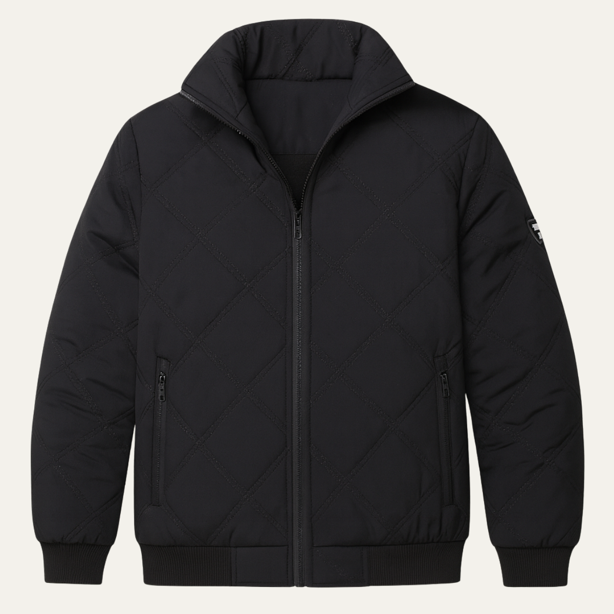 The Bardolino Men’s Casual Stand Collar Winter Quilted Jacket 1