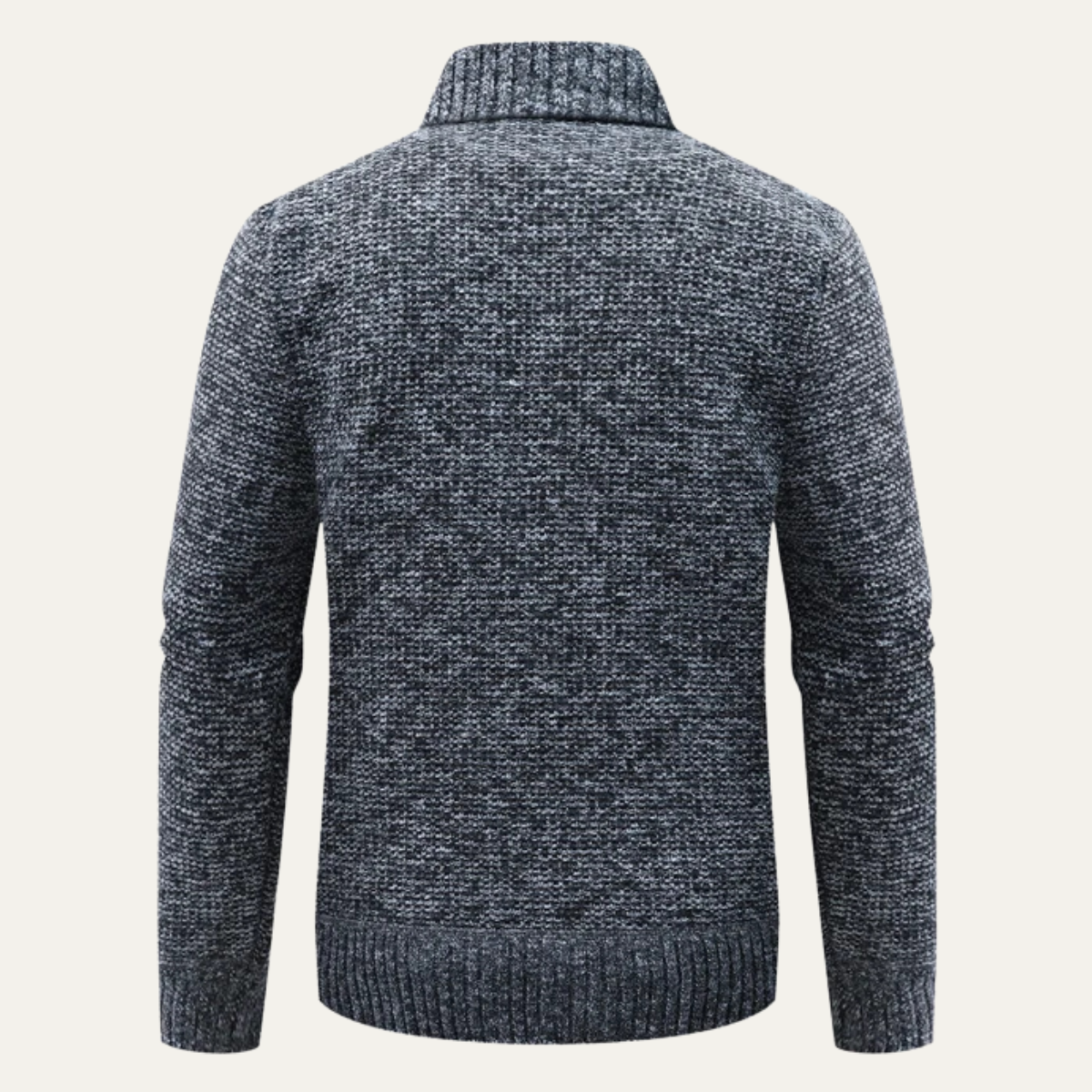 The Baveno Men’s Winter Zip Up Quilted Knit Puffer Jacket 3