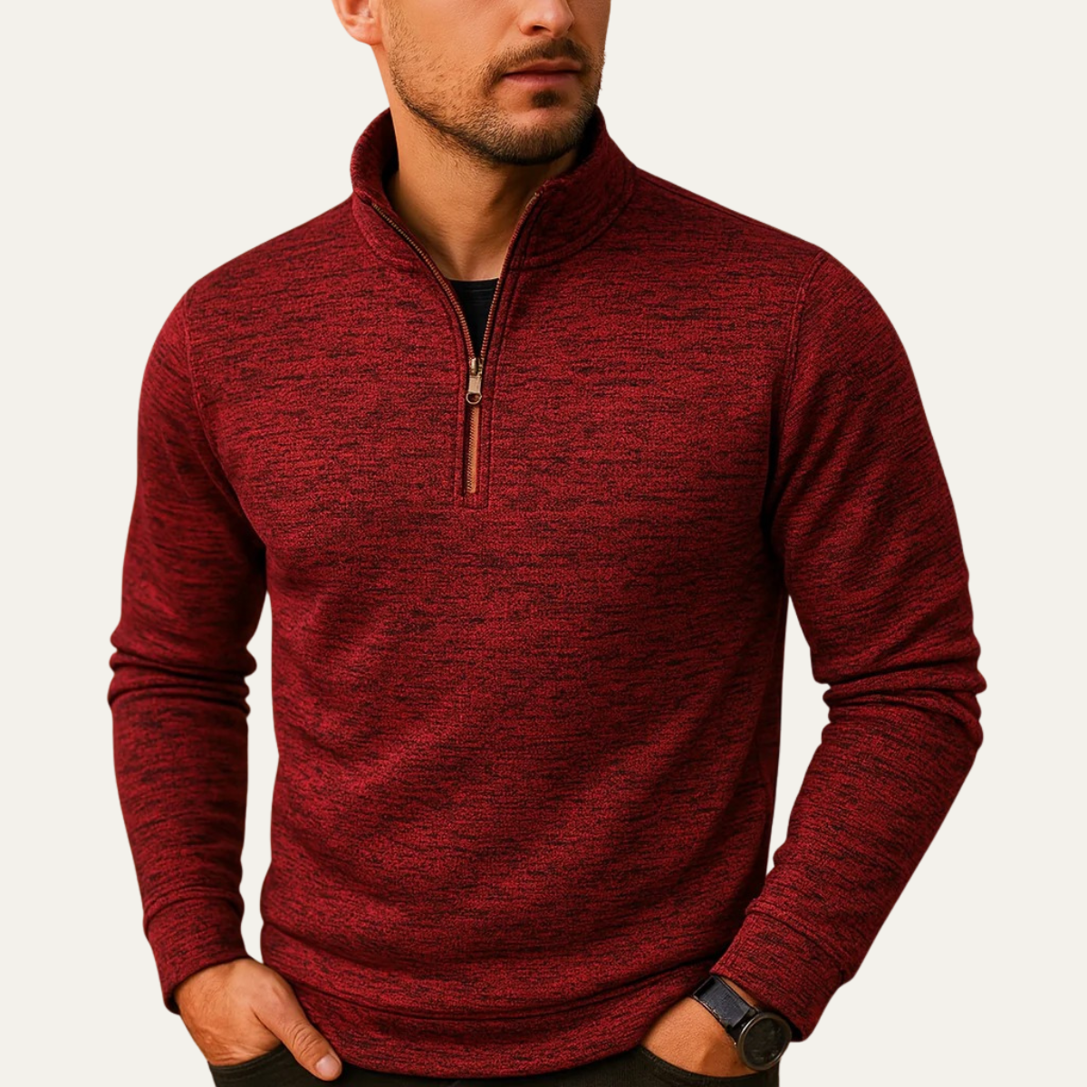 The Belgrave Quarter Zip Jumper 6