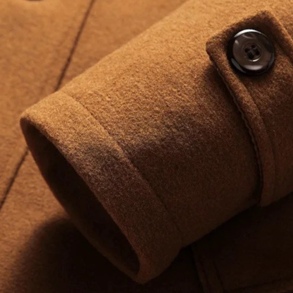 The Belgravia Men's Wool Blend Trench Coat with Quilted Lining 5