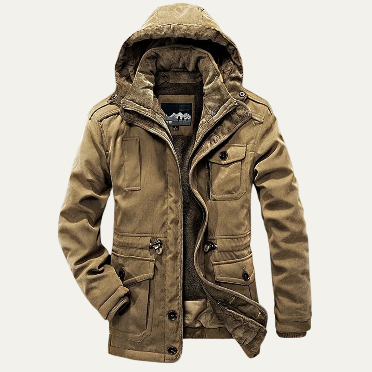 The Bellmere Men’s Insulated Winter Hooded Parka Jacket 0