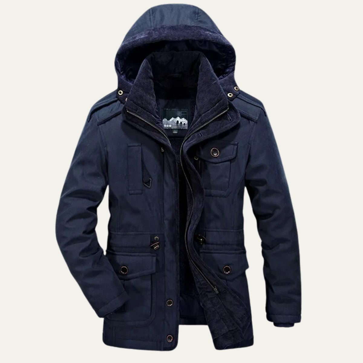 The Bellmere Men’s Insulated Winter Hooded Parka Jacket 4