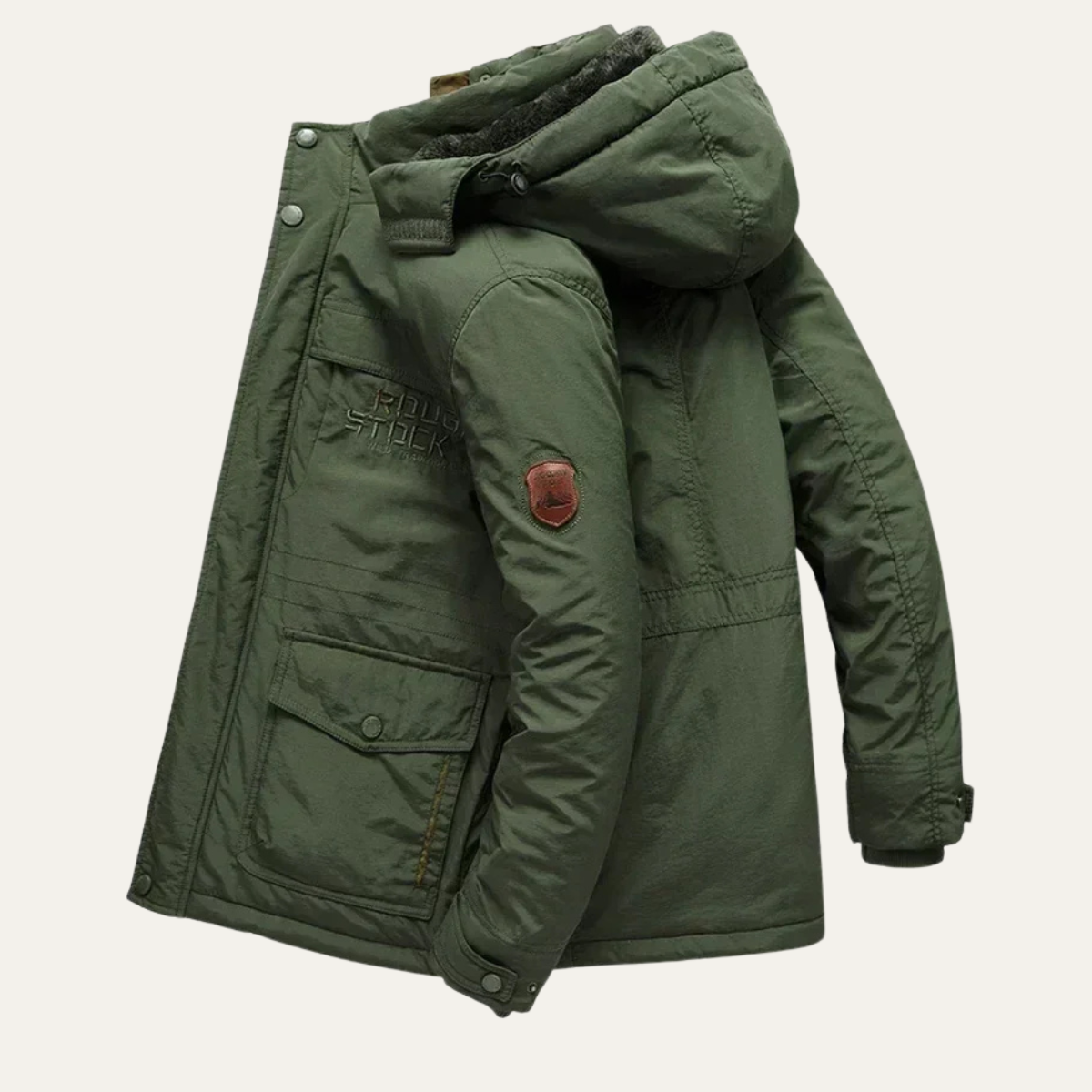 The Birmingham Men’s Fleece Lined Winter Parka Hooded Jacket 1