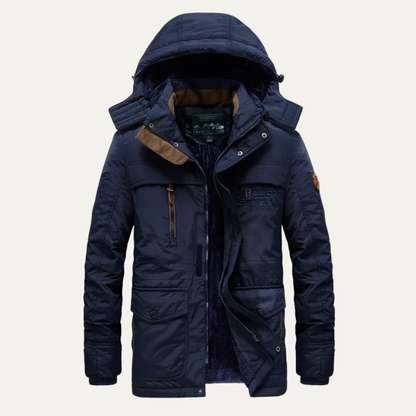 The Birmingham Men’s Fleece Lined Winter Parka Hooded Jacket 9