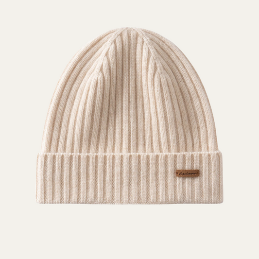 The Blackwell Men's Stylish Ribbed Knit Cashmere Beanie 0