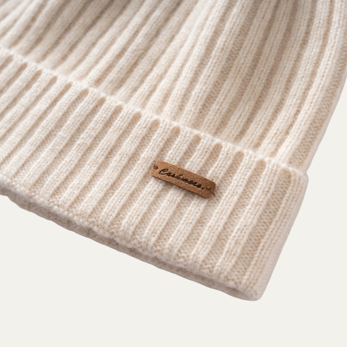 The Blackwell Men's Stylish Ribbed Knit Cashmere Beanie 3