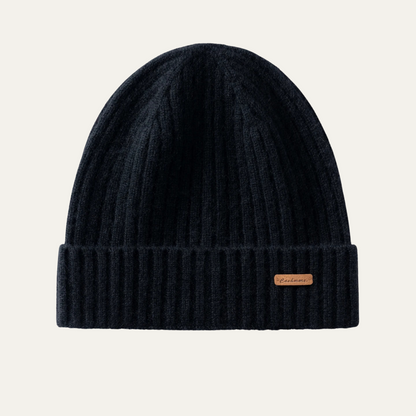 The Blackwell Men's Stylish Ribbed Knit Cashmere Beanie 5