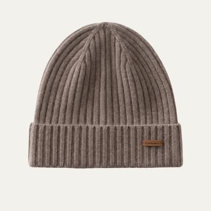 The Blackwell Men's Stylish Ribbed Knit Cashmere Beanie 8