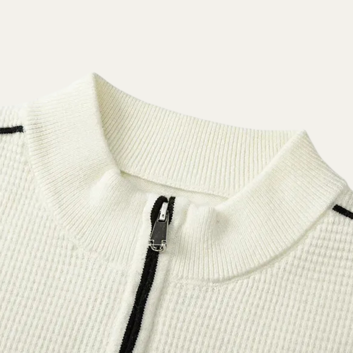 The Bologna Men’s Thick Fleece Half Zip Knitted Jumper 2