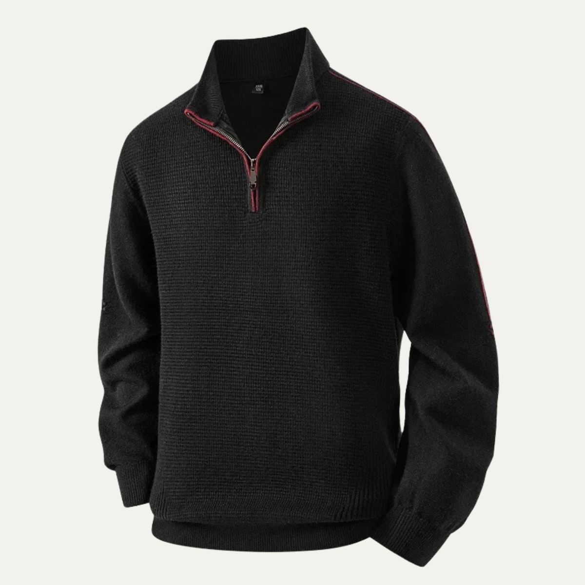 The Bologna Men’s Thick Fleece Half Zip Knitted Jumper 6