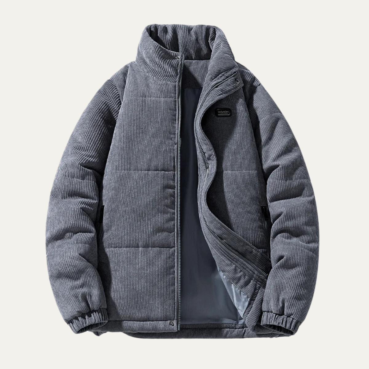 The Bolzano Men's Warm Padded Winte Corduroy Puffer Jacket 0