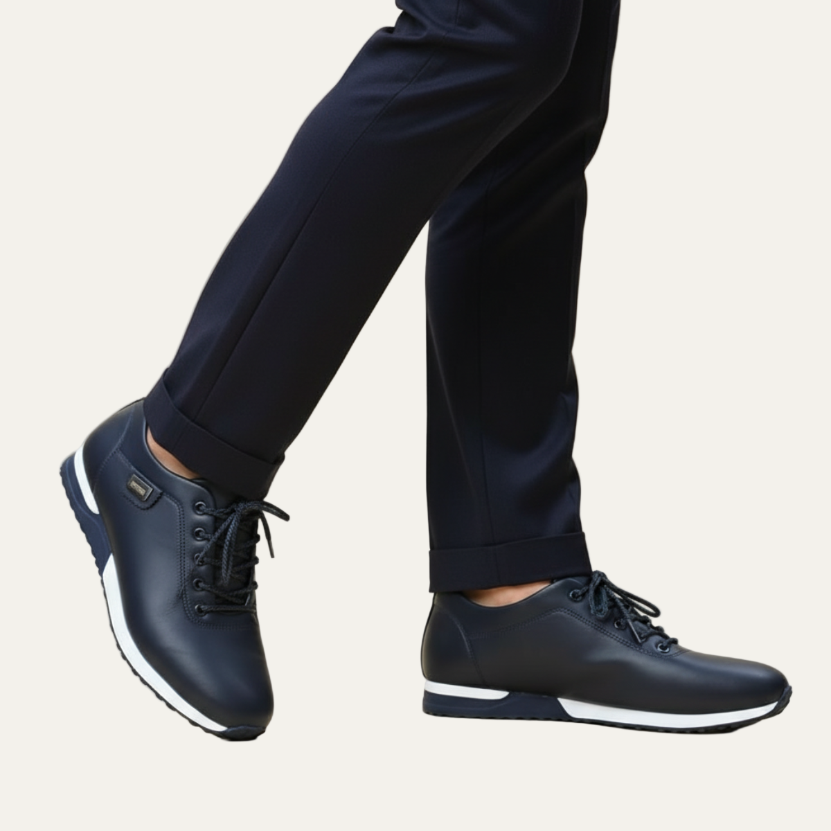 The Bond Street Men’s Orthopedic Shoes Leather Sneakers 1