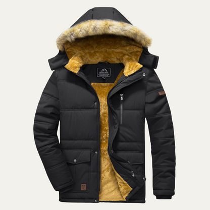 The Briarcliff Men’s Winter Parka Jacket with Detachable Hood 1