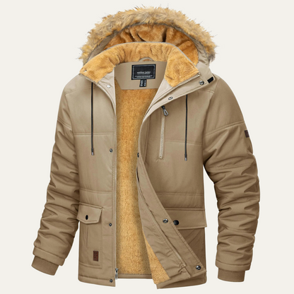 The Briarcliff Men’s Winter Parka Jacket with Detachable Hood 3