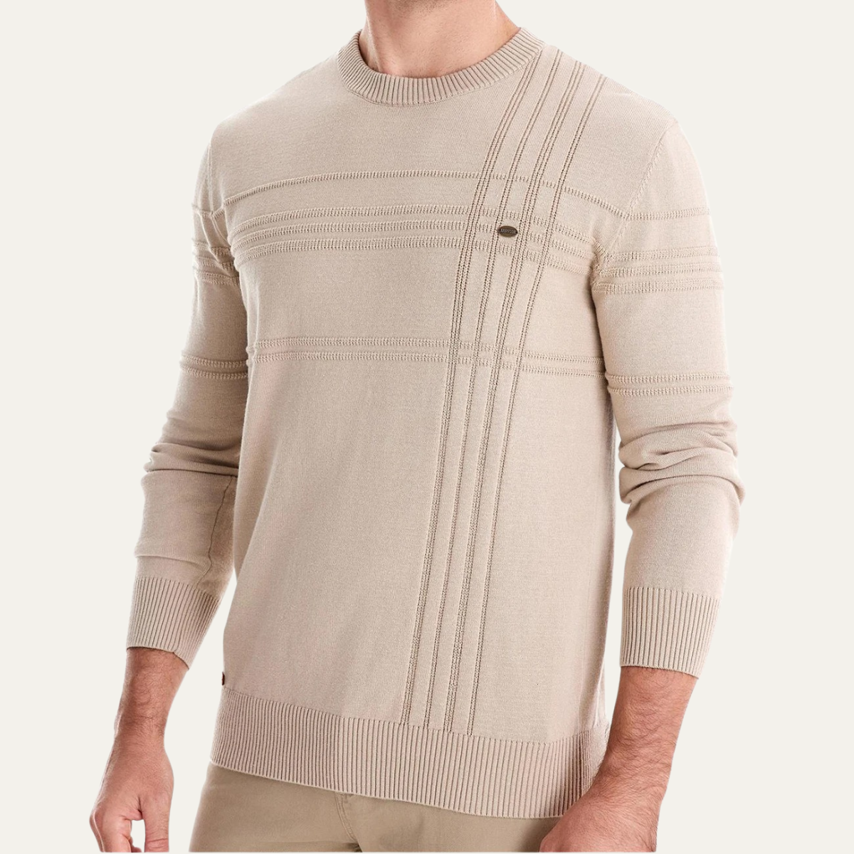 The Brighton Men’s Classic Crew Neck Knit Jumper 1