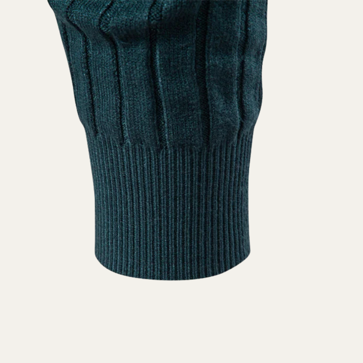 The Broadway Men’s Ribbed Turtleneck Winter Knit Jumper 8