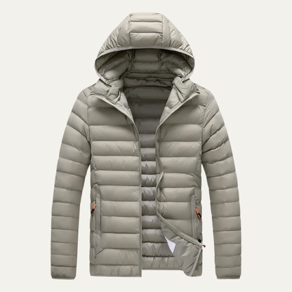 The Brunello Men’s Winter Hooded Puffer Parka Jacket 3