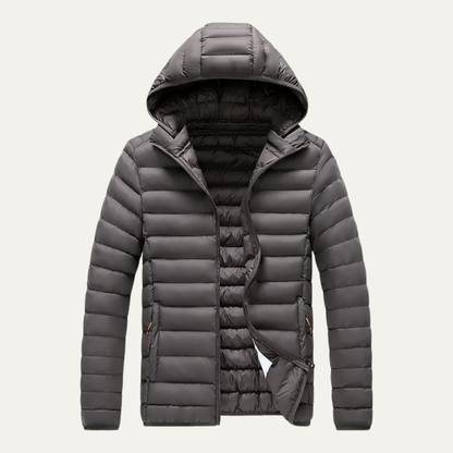 The Brunello Men’s Winter Hooded Puffer Parka Jacket 5