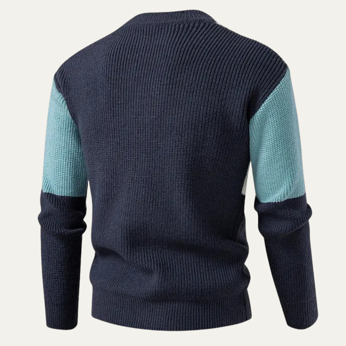 The Caldaro Men’s Warm Winter Colour Block Knit Jumper 1