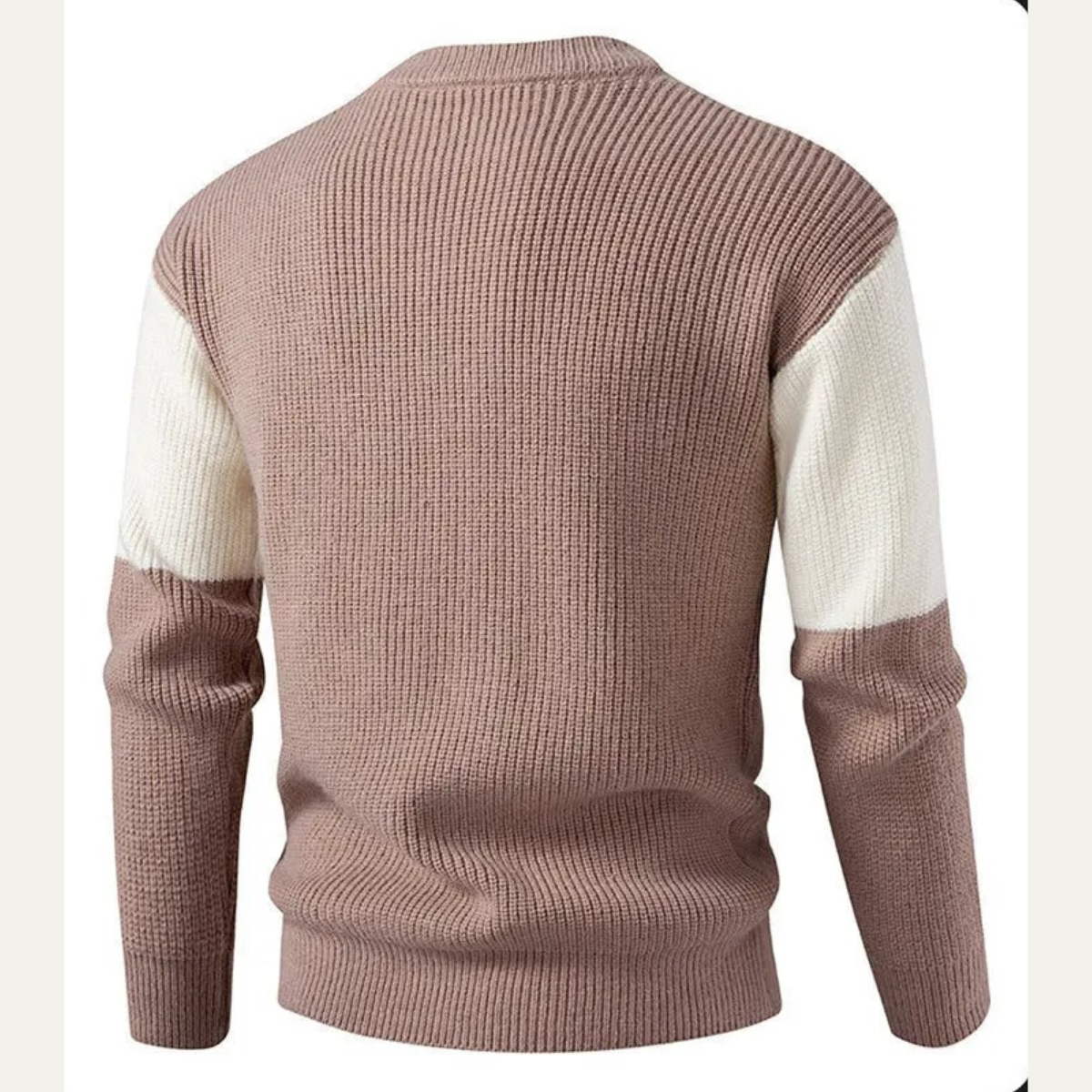 The Caldaro Men’s Warm Winter Colour Block Knit Jumper 3