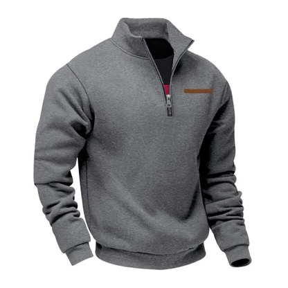 The Canterbury Men’s Quarter Zip Casual Stand Collar Jumper 1