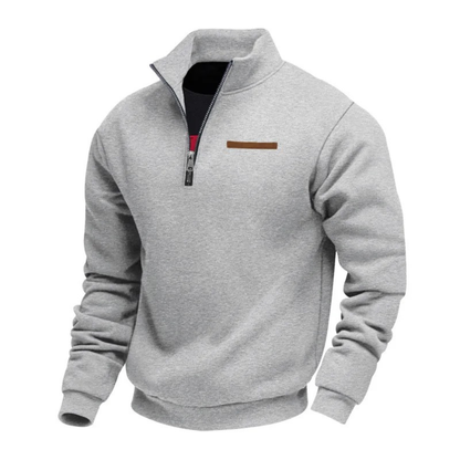 The Canterbury Men’s Quarter Zip Casual Stand Collar Jumper 11