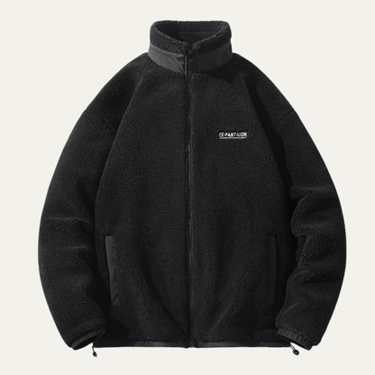 The Capalbio Men's Casual Winter Warm Zip Up Fleece Jacket 2