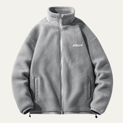 The Capalbio Men's Casual Winter Warm Zip Up Fleece Jacket 4